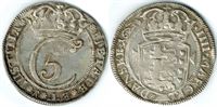 År 1673 - Chr. V - 1 krone i kv. 1 - 1+ H121 Sieg 137