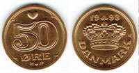50 øre 1993 i kv. S - fra Kgl. møntsæt
