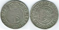 År 1652 - Fr. III - 1 krone i kv. 1 - 1+  H87A Sieg 44.1