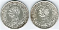 Erindringsmønt - Årgang 1906 2 kr. sølv i kv. 01 - 0