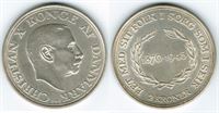 Erindringsmønt - Årgang 1945 2 kr. sølv i kv. 01
