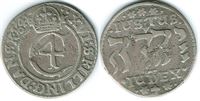 Norge: År 1644 - Chr. IV - 1 mark i kv. 1 Hebræermønt