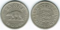Grønland: 25 øre 1926 i kv. 01 Sieg 1 uden hul