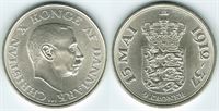 Erindringsmønt - Årgang 1937 2 kr. sølv i kv. 0