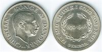 Erindringsmønt - Årgang 1945 2 kr. sølv i kv. 01 - 0