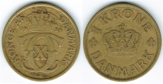 1 kr. 1924 i kv. 1