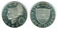 Østrig: 10 shilling1973 i kv. 0 - M - enkelte minipletter