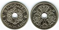 5 kr. 1990 i kv. S  - fra Kgl. møntsæt