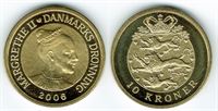 10 kr. 2006 i kv. S - M - Pragteksemplar med medaljeprægskarakter