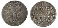 År 1675 - Chr. V - 1 mark i kv. 1