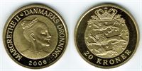 20 kr. 2006 i kv. S - M - Pragteksemplar med medaljeprægskarakter