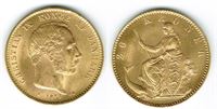 Guld 20 kr. 1873 i kv. 01 