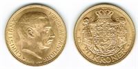 Guld 20 kr. 1916 i kv. 01