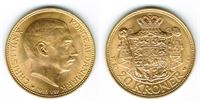 Guld 20 kr. 1916 i kv. 01 - 0