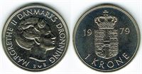 1 kr. 1979 i kv. S  - fra Kgl. møntsæt