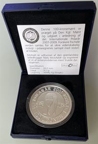 POLAR: 100 kr. 2007 - Isbjørn - SØLV
