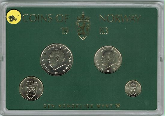 Norge: Kgl. Møntsæt år 1983