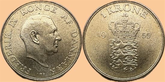 1 kr. 1955 i kv. 01 - 0