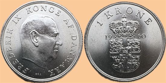 1 kr. 1960 i kv. 0