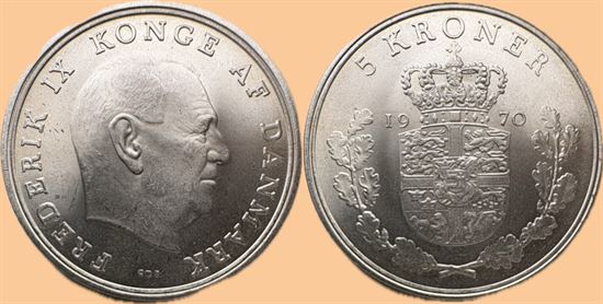 5 kr. 1970 i kv. 0
