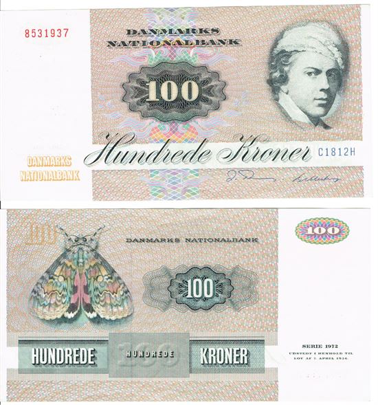 Seddel: 100 kr. 1981 C1812H i kv. 01