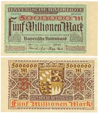Seddel: Tyskland 5.000.000 mark 1923 i kv. 01