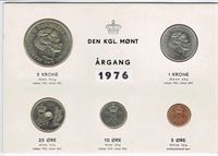 Kgl. møntsæt år 1976